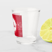 Verre A Shot Joyeux Noël hiver Festivals rouges (Droite)