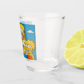 Verre A Shot Joyeux Simpsons Family Fun (Droite)