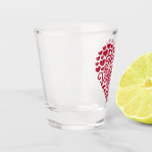 Verre A Shot Joyeux Valentines Day Valentine Love Heart (Gauche)