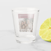 Verre A Shot Joyful Merry Blessed Personalized Christmas Photo  (Dos)