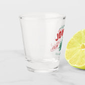 Verre A Shot Joyous Saison de Fir Arbres Rouge/Vert ID580 (Gauche)