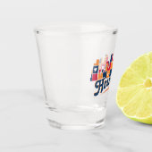 Verre A Shot Jumelage Skyline de Houston (Gauche)