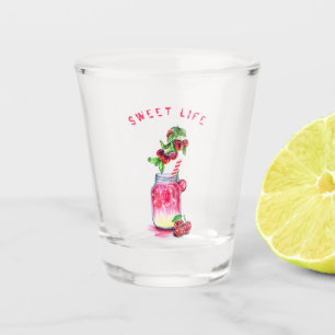 Verre A Shot Jus de cerise Cool Boisson Partie de verre Shot Gl
