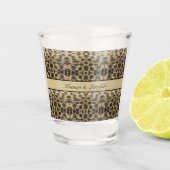 Verre A Shot KaleidoCheetah, personnalisé (Devant)