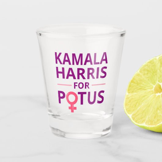 Verre A Shot Kamala Harris pour POTUS I (Devant)