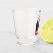 Verre A Shot Kandersteg Suisse Travel Art Emblem (Gauche)