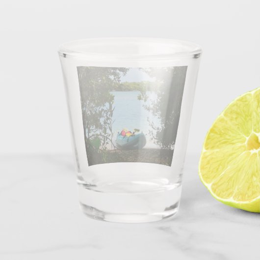 Verre A Shot Kayaking aux îles Virgin (Dos)