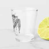 Verre A Shot Keffiyeh Écharpe palestinienne tissu traditionnel (Droite)