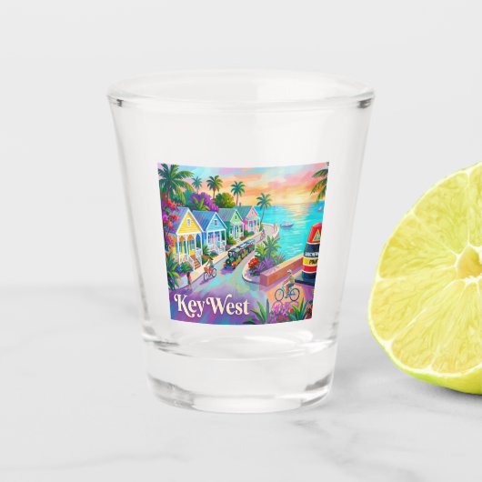 Verre A Shot Key West Floride (Devant)