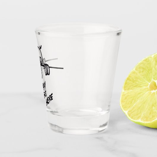 Verre A Shot Kilroy Était Là. (Droite)