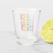 Verre A Shot Kindness Peace Equality Love Inclusion Hope LGBT (Dos)