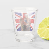 Verre A Shot King Charles British Noël (Dos)
