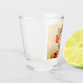 Verre A Shot Kitten avec ruban rouge (Gauche)