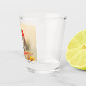 Verre A Shot Kitten avec ruban rouge (Droite)