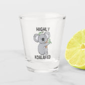 Verre A Shot Koala hautement Koalafied (Devant)