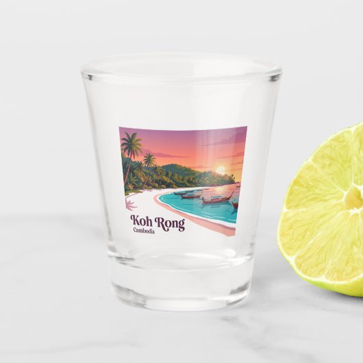 Verre A Shot Koh Rong Cambodge (Devant)