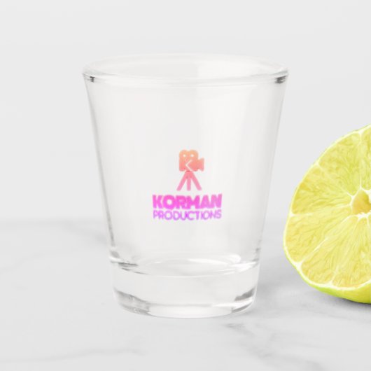 Verre A Shot Korman Productions YouTube Channel Pink Logo (Devant)