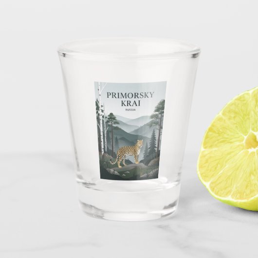 Verre A Shot Kraï du Primorié Russie (Devant)