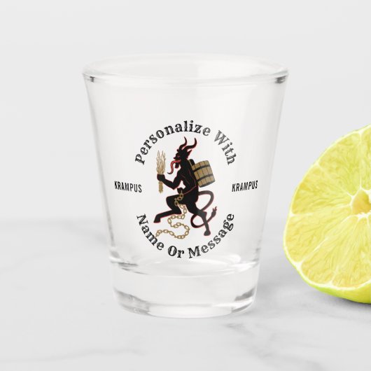 Verre A Shot Krampus personnalisé (Devant)