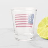 Verre A Shot La bannière de Bennington : le drapeau de bataille (Dos)