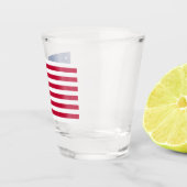 Verre A Shot La bannière de Bennington : le drapeau de bataille (Droite)