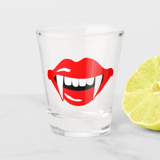 Verre A Shot La bouche de Vampire (Devant)
