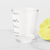 Verre A Shot La Dolce Vita Fête de Mariage Italienne (Droite)