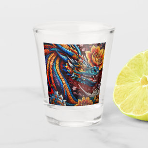 Verre A Shot "La fleur du dragon