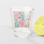 Verre A Shot La foule de chats (Dos)