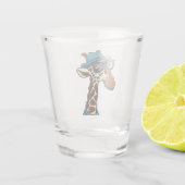 Verre A Shot La girafe Hipster (Dos)