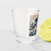 Verre A Shot La Grande Vague au large de Kanagawa (Gauche)