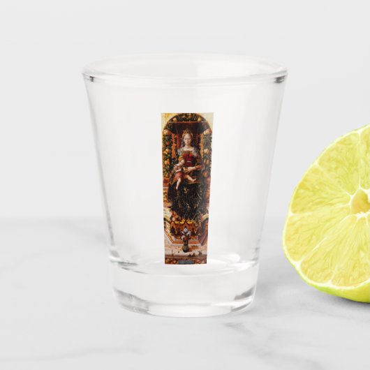 Verre A Shot La Madonna della Candeletta par Carlo Crivelli (Devant)