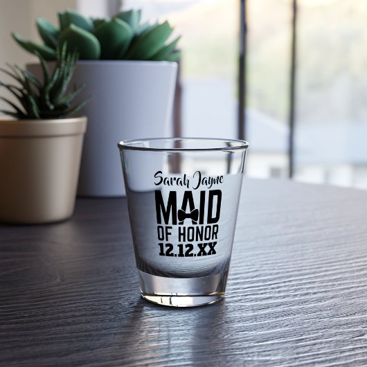 Verre A Shot La mariée d'honneur Proposition Mariage Cadeau