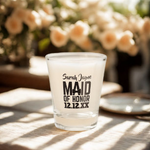 Verre A Shot La mariée d'honneur Proposition Mariage Cadeau