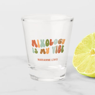Verre A Shot La mixologie rétro groovy est mon truc, mixologue