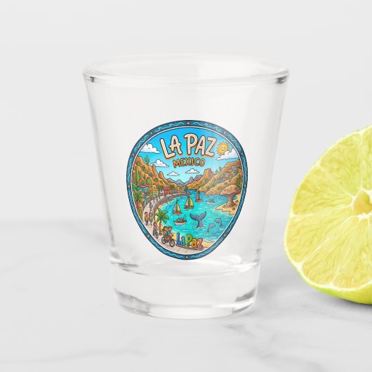 Verre A Shot La Paz Mexique (Devant)