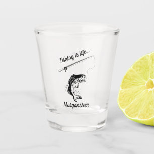 Verre A Shot La pêche personnalisée est le crochet de ligne d