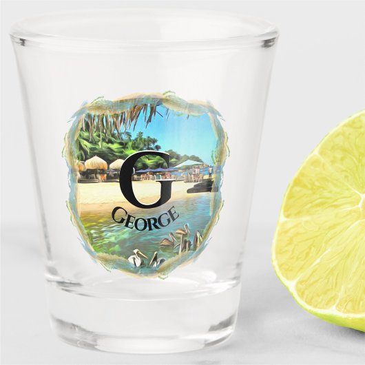 Verre A Shot La rivière rencontre l'océan 0330