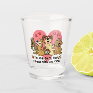 Verre A Shot La Route De Mes Chiens Coeurs