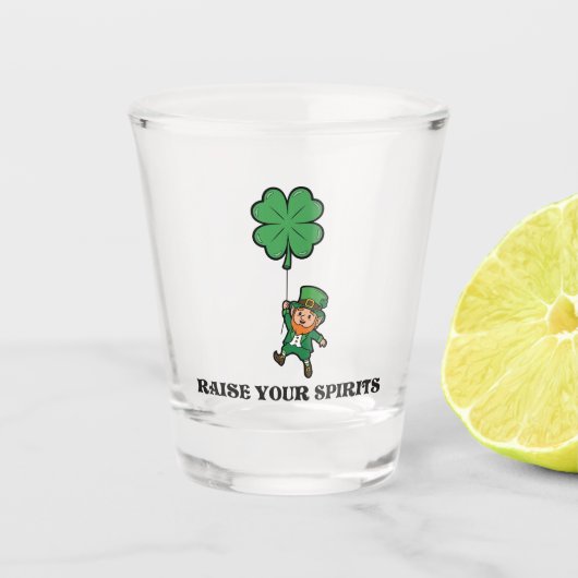 Verre A Shot La Saint-Patrick Augmentez Vos Esprits (Devant)