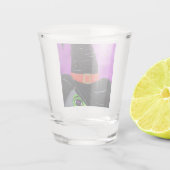 Verre A Shot La Sorcière à Halloween (Dos)