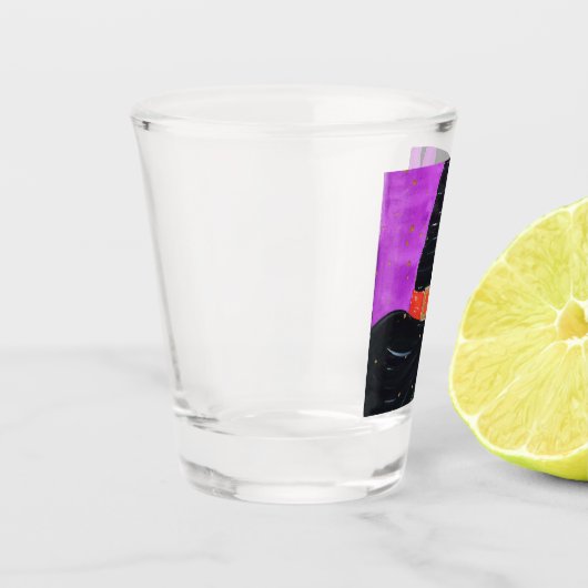 Verre A Shot La Sorcière à Halloween (Gauche)