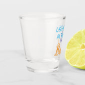Verre A Shot La Vie Est Mieux À La Plage (Gauche)