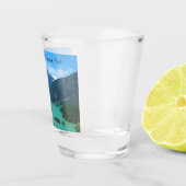 Verre A Shot Lac Turquoise de Snowy Mountain à Washington (Droite)