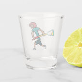 Verre A Shot Lacrosse (Dos)