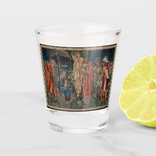 Verre A Shot L'Adoration des Mages (par Edward Burne-Jones)