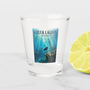 Verre A Shot Lagune de Chuuk Micronésie