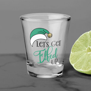 Verre A Shot Laissons-nous nous élever Jeu de boisson d'alcoo