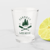 Verre A Shot Lake House Nautical Boat oars (Devant)