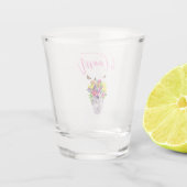 Verre A Shot L'amour dans la floraison Mariage (Dos)